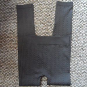 Gray Charlotte Russe Gray Legging- Size M/L